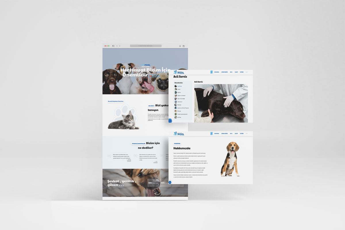 Başiskele Vetpool Veteriner Kliniği Web Sitesi Yayında